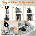 thumbnail image 7 of Cold Press Juicer - 34oz Slow Masticating Juicer with Wide Feed Chute for Fruits and Vegetables, 7 of 7