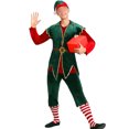 thumbnail image 1 of Conjunto de 5 piezas de Navidad verde para hombre y mujer, traje de vacaciones para hombre y mujer (hombre-L) Tmvgtek Para estrenar, 1 of 9