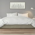 thumbnail image 3 of Kate and Laurel Sylvie Minimalist Evergreen Trees Sketch BW Framed Canvas Wall Art by The Creative Bunch Studio, 18x40 Gray, Minimal Christmas Tree Art for Wall, 3 of 7