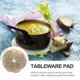 thumbnail image 2 of 10pcs Wooden Drink Coaster Cup Carving Coaster Round Cup Mats Tableware Cushion, 2 of 4
