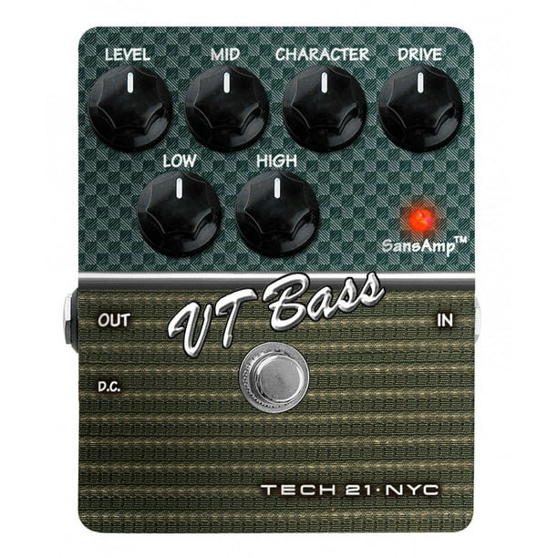 Tech 21 SansAmp Character Series VT Bass V2 Distortion Bass Effects