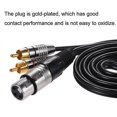 thumbnail image 3 of XLR Female To 2RCA Male Audio Cable, Length: 2m, 3 of 5