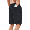thumbnail image 3 of NORTHYARD Men's and Big Men's Cargo Shorts Hiking Outdoor Casual Cotton Camping Shorts with Multipocket Black 3XL, 3 of 9