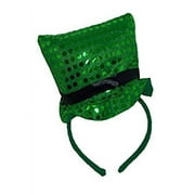 St. Patrick's Day Plush Leprechaun Sequin Hat Headband