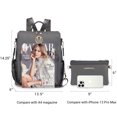thumbnail image 6 of MKP Women Nylon Water Resistant Backpack Purse Convertible Large Ladies Designer Rucksack Travel Shoulder Bags Handbag Wristlet, 6 of 9