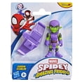 thumbnail image 4 of Marvel Spidey and His Amazing Friends Green Goblin Toy, Action Figure with Accessory, Ages 3+, 4 of 6