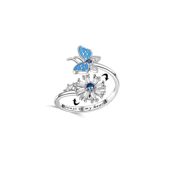 Guardurnaity Anillo abierto ajustable para mujer, fiesta de cumpleaños, boda, vacaciones, playa, tienda, cita escolar, joyería sencilla para mujer Ropa, zapatos y accesorios Miscelánea Guardurnaity AP015253-00