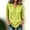 Green, variant on Women Diagonal Button Wrap V Neck 3/4 Sleeve Blouses, Crinkled Imitation Linen Loose Curved Hem Tops, Solid Breathable Lightweight Spring Summer Office Daily Casual Tunics(White,L)