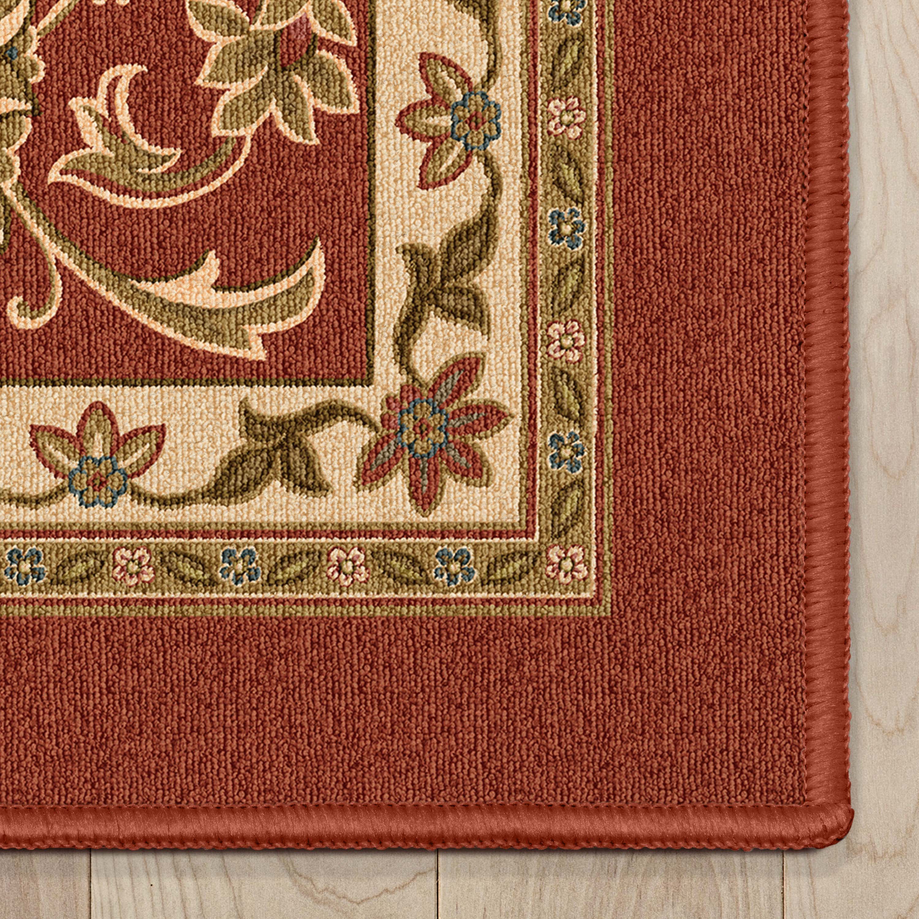 Well Woven Kings Court Tabriz Red Traditional Modern Oriental Red 2'7" x 9'10" Runner Rug
