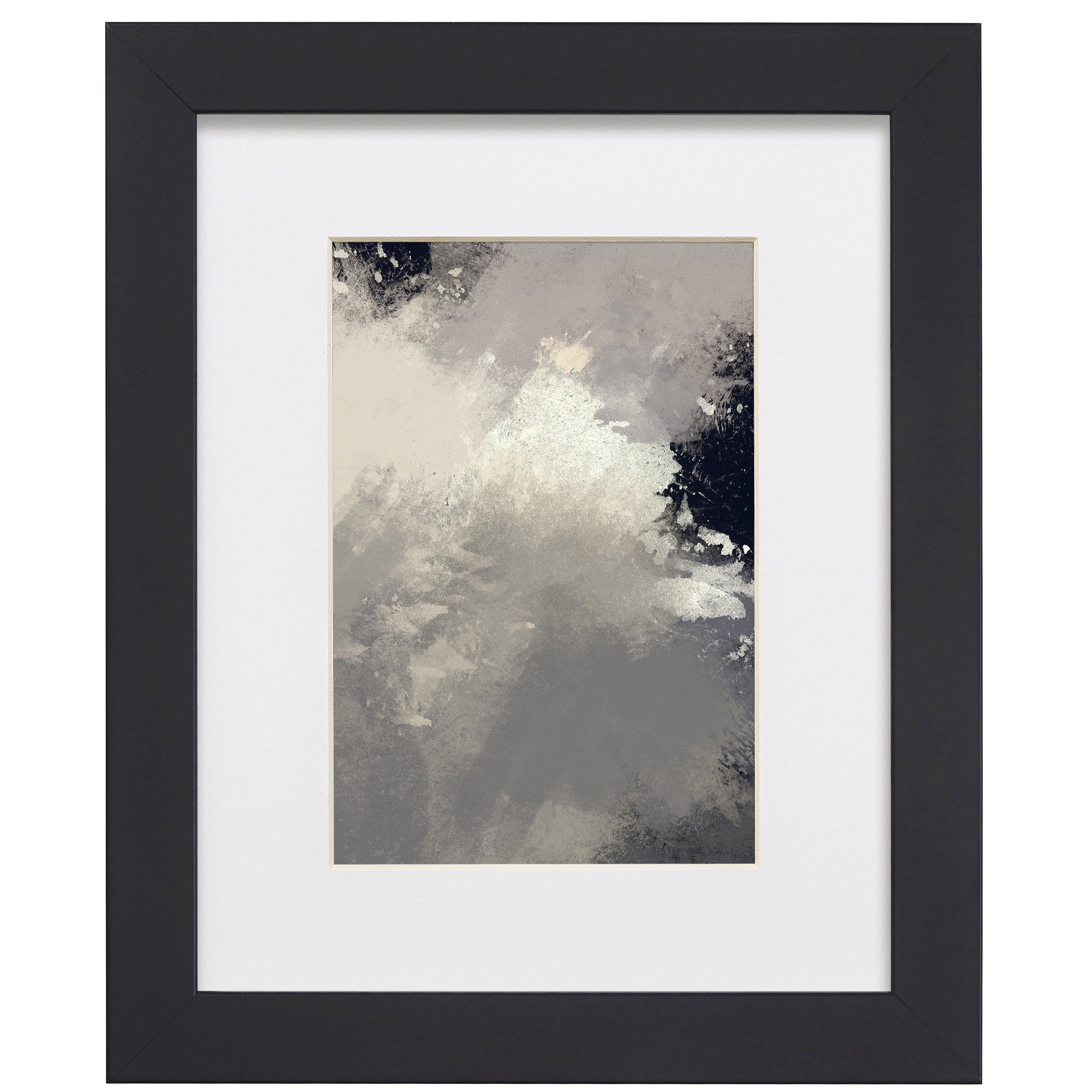 Craig Frames Essentials, 30x36 Inch Black Picture Frame Matted to Display a 24x30 Inch Photo