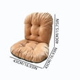 thumbnail image 3 of Cojín para silla de oficina con soporte lumbar | Cojín acolchado para asiento y respaldo | Soporte ergonómico para sillas de oficina en casa y dormitorios, 3 of 7