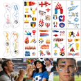 thumbnail image 1 of Tatuajes temporales XMASIR Soccer Sports World Cup 57 piezas, 1 of 9