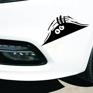Black Peeking Monster Funny Cute Sticker Vinyl Water proof decal for Car  Casement