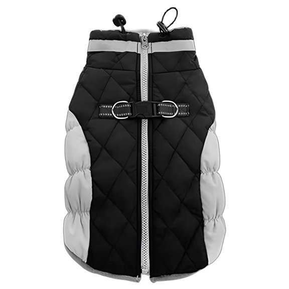 GASTROPOD 1Pcs Dog Winter Coat,Cloth Dog Clothes for Large Dogs,Puppy Clothes,Black,Xxxl