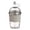 Grey, variant on Reusable Iced Coffee Tumbler, 14.5Oz Clear Cup with Straw and Silicone Sleeve, for Cold Drinks and Travel(Grey)