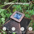 thumbnail image 4 of Solar Lantern Outdoor Garden Hanging Lantern Waterproof LED Flickering Flameless Candle Lights for Table Outdoor Party锛, 4 of 9