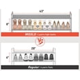 thumbnail image 4 of Organizador de zapatos Shelf MISSLO de 4 niveles, 110 x 29 x 82 cm, gris, 4 of 7