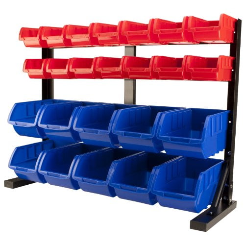 24 BIN WALLBENCHTOP RACK - Walmart.com