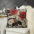 thumbnail image 2 of Decorative Throw Pillow Covers Square Cushion Case Pattern Hand Nature Ink Asia Brush Pillow Cover for Sofa Couch Chair, 2 of 5