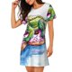 thumbnail image 2 of Disketp Alligator Donut Pool Float para Camisón Corto de Manga Corta para Mujeres, Camisón Cómodo con Escote Redondo, Bonito y Confortable, 2 of 6