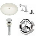 thumbnail image 1 of Imaginations Américaines 19.5-po. W Undermount Sink Ensemble Biscuit, 1 of 9