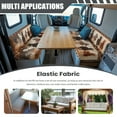 thumbnail image 3 of FOR U DESIGNS Horse Amercian Tribal Print RV Dinette Cushion Covers Wear-Resistan Camper Cushion Slipcover Elastic 2 Seat Sofa Chair Cover 1 Backrest Covers and 1 Bench Covers, 3 of 7