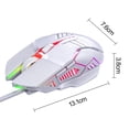 thumbnail image 2 of TNOBHG 6-button Gaming Mouse Usb Wired Mouse Seven-color Backlight Gaming Mouse 3200dpi Adjustable 6 Ergonomics Plug Play Laptop Mice Computer Accessories, 2 of 8