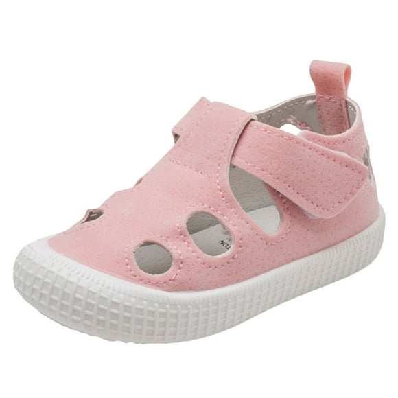 Toddler Girls Shoes Soft Soled Flat Casual Shoes Fashion Cartoon Canvas Shoes For Kids Vêtements Pour Enfants Size 4-4.5T