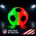 thumbnail image 4 of Glow in the Dark Soccer Ball – Size 5 Ball - Color Changing LED Light Up Socerball – Red & Green Light Every 30 Seconds – Night Sports Fun for All Ages, 4 of 10
