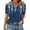462#Royal Blue, variant on Womens Short Sleeve Tops with Buttons V-Neck Summer Outfits Casual Blouses Shirts Beach Vacation Fall Clothes 2026 Royal Blue M