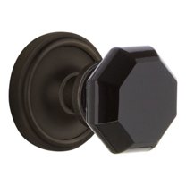 Nostalgic Warehouse Clawab_Prv_234_Nk Classic Solid Brass Rose Privacy Door Knob Set -