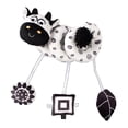 thumbnail image 4 of Juguetes de peluche en espiral para bebé, cochecito de juguete elástico en blanco y negro Vaca, 4 of 9