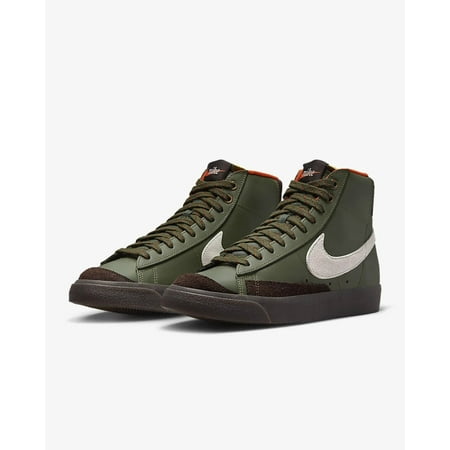 Nike Blazer Mid '77 Vintage DZ5176-300 Mens Army Olive/Brown Sneaker Shoes ER707 (9)