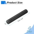 thumbnail image 2 of 1/2" x 2.97" Fully All Threaded Rod, 4Pack B7 Alloy Steel Long Threaded Screw Right Hand Threads Fully Studding Rod Bar, 2 of 6
