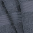 thumbnail image 3 of BNM Egyptian Cotton Solid Bath Towels, Set of 4, Smoked Pearl, 3 of 7