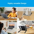 thumbnail image 6 of Foldable Stand for Diamond Painting Light Pad Specialty Design for A4 LED Light Pad Board Tablet of DIY 5D Diamond Painting by Numbers Kit, Light Gray, 6 of 8