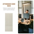 thumbnail image 2 of Shisuyan Numbered Slots Attendance Card Organizer Beige 1Set 20X8X1In, 2 of 9