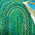 thumbnail image 5 of SAFAVIEH Braided Paisley Transitional Cotton Reversible Area Rug, Green, 3' x 5' Oval, 5 of 10