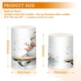 thumbnail image 3 of WOBOGO Size Combo Candle Flickering Flameless with Remote Control and Timer for Romantic Atmosphere Painting Of Snowman Sitting on A Sled, 3 of 7