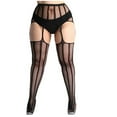 thumbnail image 1 of Intimates Tights Pantyhose Suspender Size Stocking Womens Lace Plus, 1 of 2