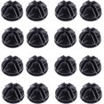 thumbnail image 1 of Pack of 20 Plastic Cube Wire Connectors for Storage Cubes Shelving and Modular Wardrobe Organizer Dressing Room Clasp Buckle Clip (Black)), 1 of 5