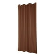 thumbnail image 6 of Ready Made Outdoor Indoor Drape Privacy Waterproof Curtain Grommet Top for Porch Pergola Coffee_54x108inch, 6 of 10