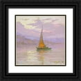 thumbnail image 1 of Obuchovsky, Yury 15x15 Black Ornate Wood Framed with Double Matting Museum Art Print Titled - The Sail, 1 of 4