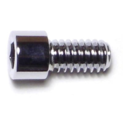 

1/4 -20 x 1/2 Chrome Grade 8 Smooth Head Socket Cap Screws (10 pcs.)