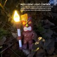 thumbnail image 2 of <p>Torch Figurine Solar Garden Light, Durable Tear Exquisite Design Multifunctional Warm Light Solar Garden Outdoor Light  For Terrace</p>, 2 of 7