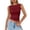 40# Wine, variant on Women's Double Lined Basic Tank Top Adjustable Spaghetti Straps Sleeveless Camisole Shirts White S