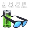 thumbnail image 7 of Bluetooth Bone Conduction Sunglasses – Polarized Audio Glasses, Wireless Sports Headphones, IP7 Waterproof, 4H Playtime for Running/Cycling/Driving (Multicolor), 7 of 7