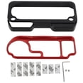 thumbnail image 1 of Motorcycle Instrument Bezel, Metal Motorcycle Meter Cover  For Modification Red, 1 of 8