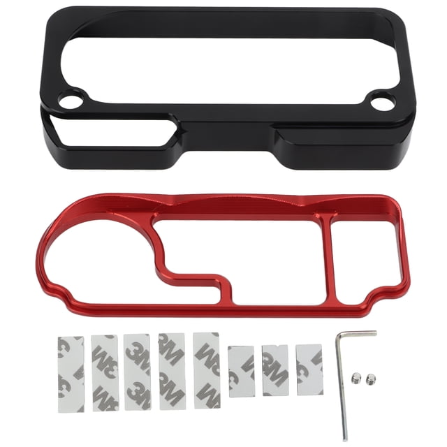 Motorcycle Instrument Bezel, Metal Motorcycle Meter Cover For Modification Red