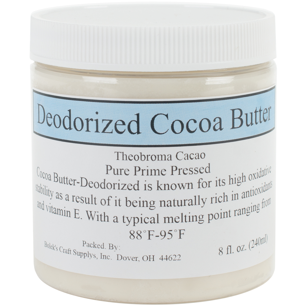 Deodorized Cocoa Butter 8oz